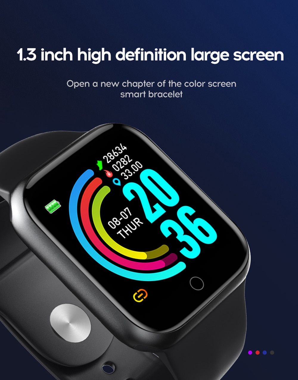 Smart Watch with Blood Pressure Tracker