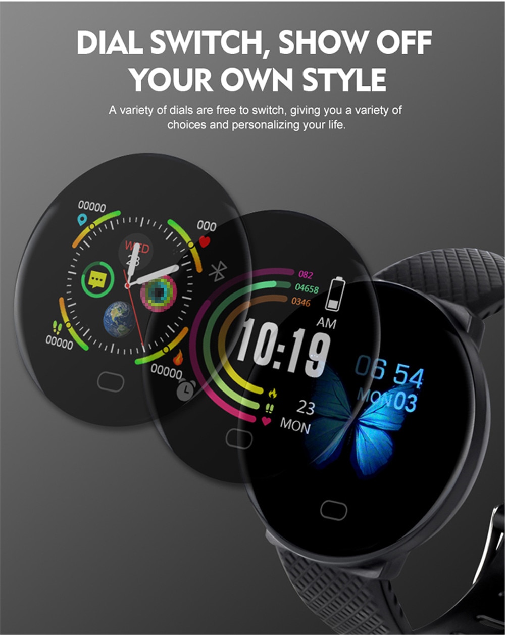 Waterproof Smart Watch for Fitness