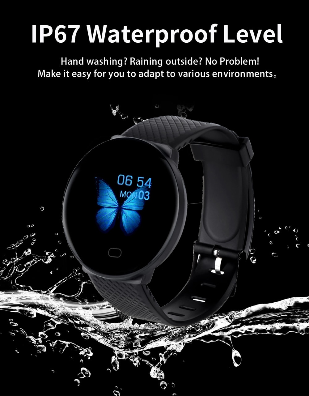 Waterproof Smart Watch for Fitness