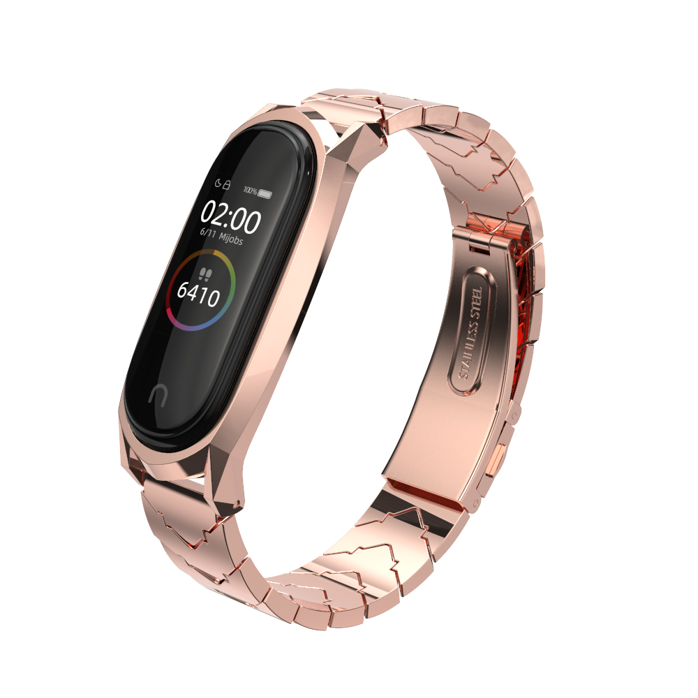 Colorful Arrow Shaped Metal Bracelet for Xiaomi Mi Band 3 and 4