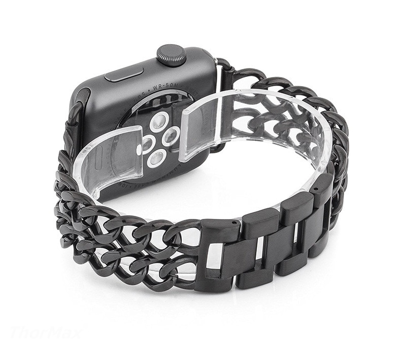 Stainless Steel Double Chain Band for Apple Watch