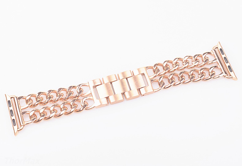 Stainless Steel Double Chain Band for Apple Watch