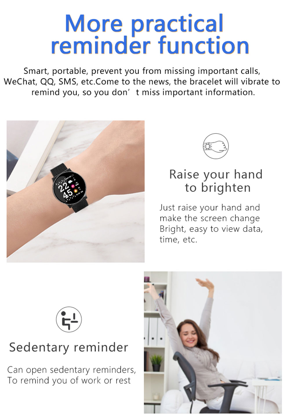 Smart Watch with Touch Screen