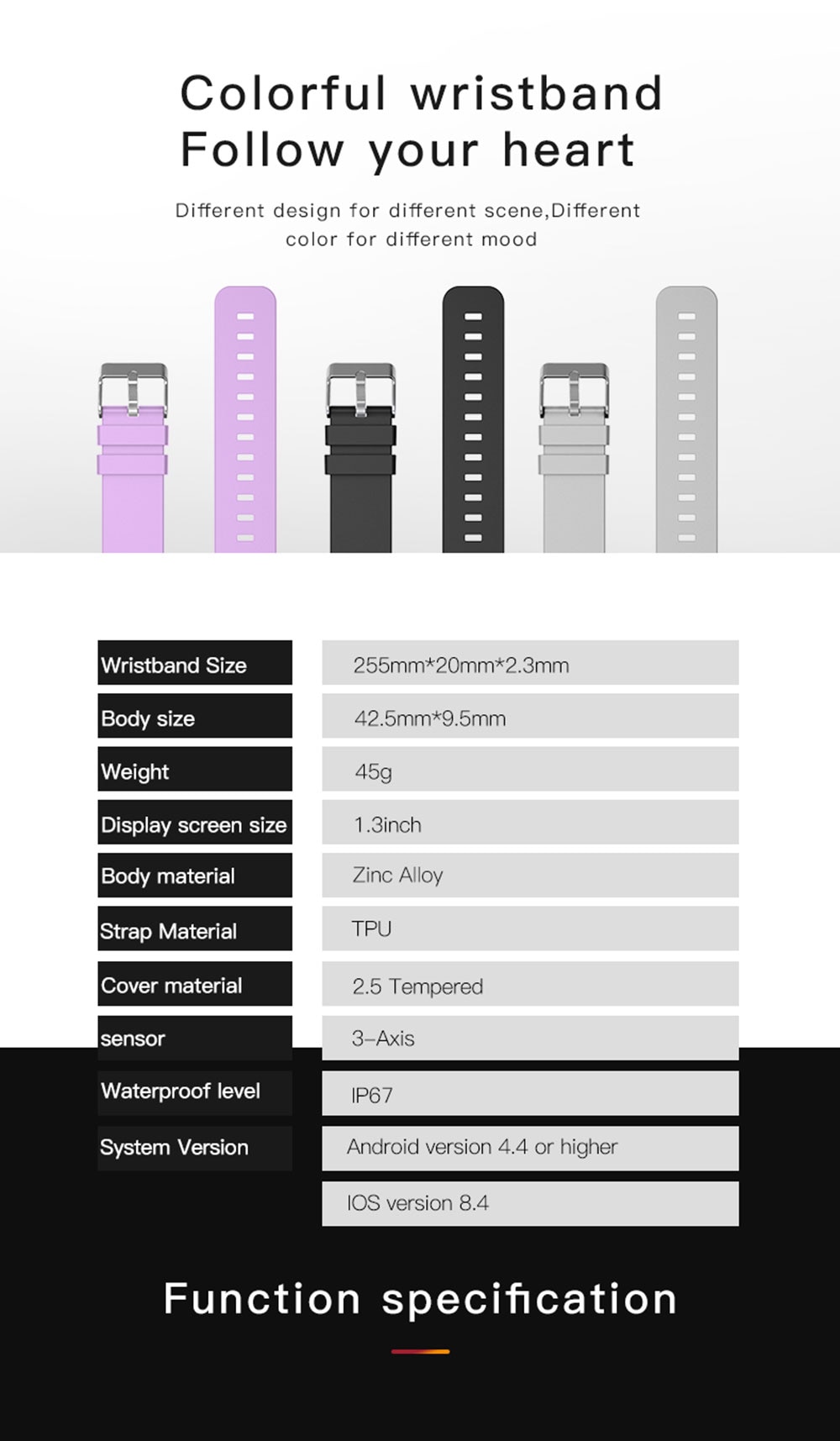 Smart Watch with Touch Screen