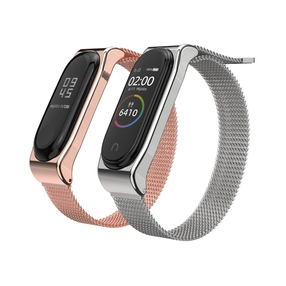Flexible Stainless Steel Band for Xiaomi Mi Band 3