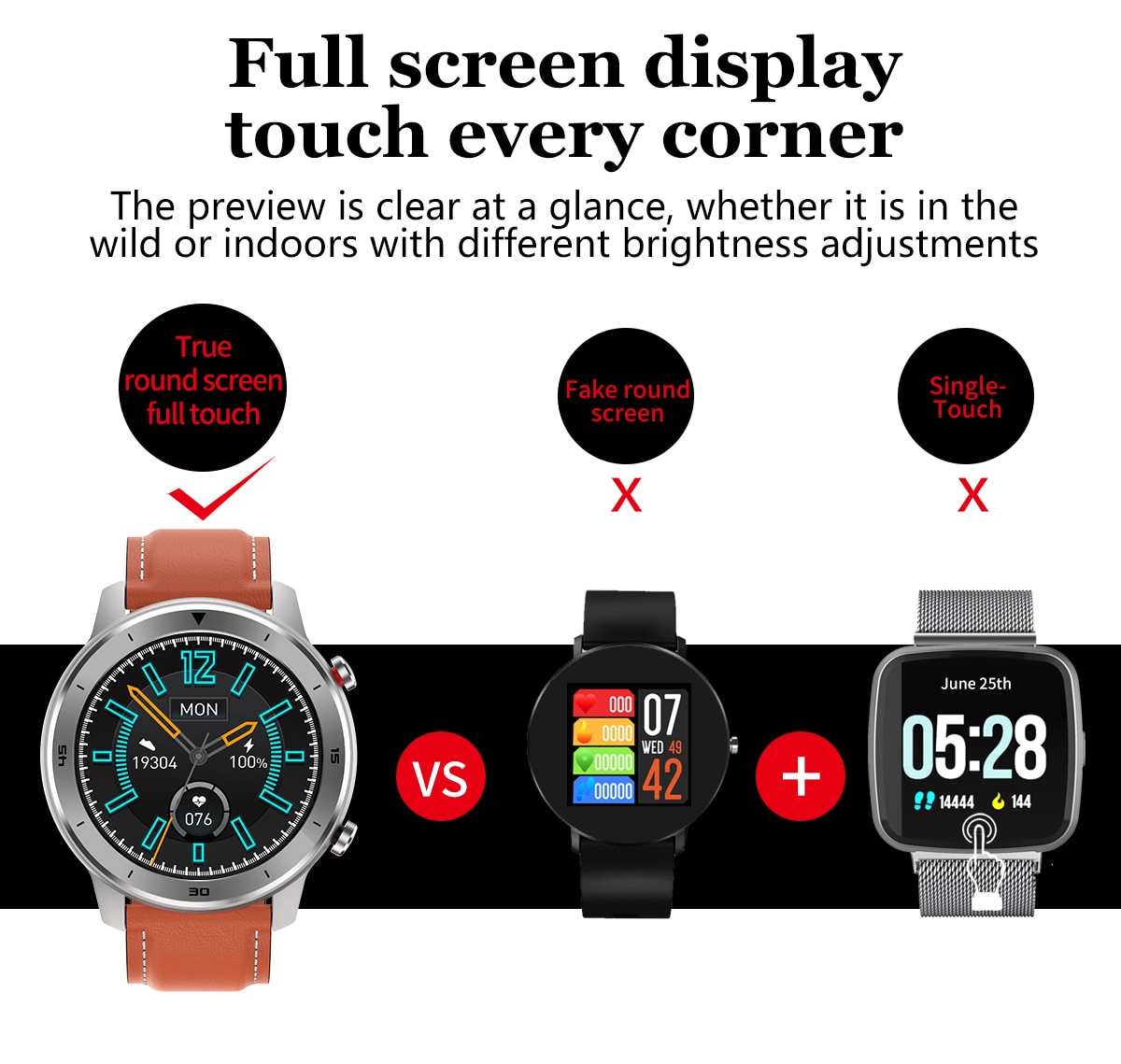 Casual Waterproof Smart Watch