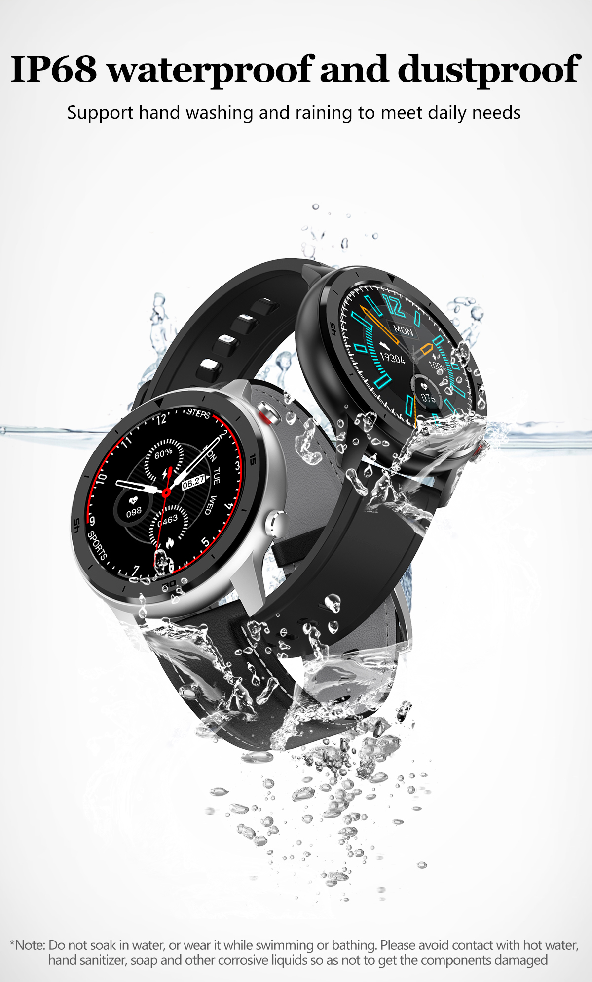 Casual Waterproof Smart Watch