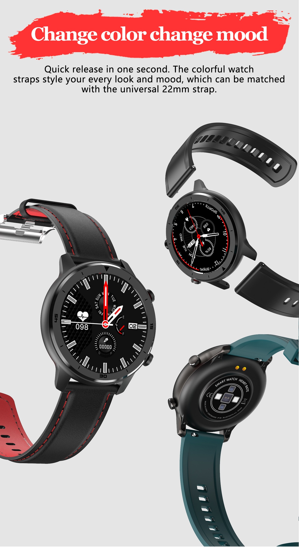 Casual Waterproof Smart Watch