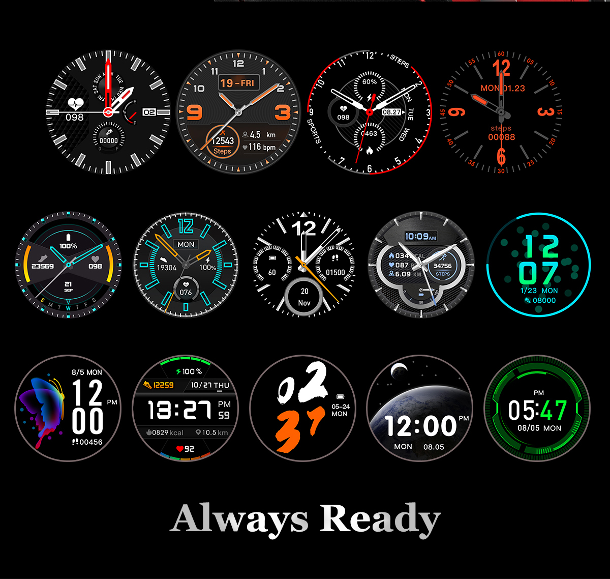 Casual Waterproof Smart Watch