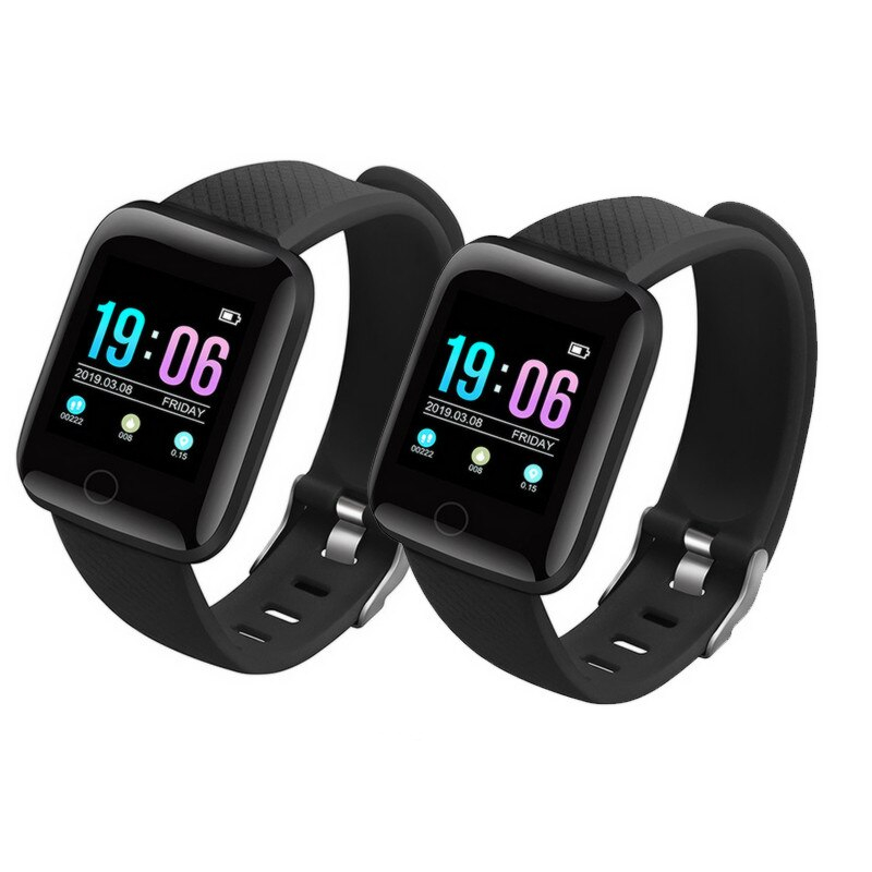 Fitness Smart Watch with Blood Pressure Set 2 Pcs