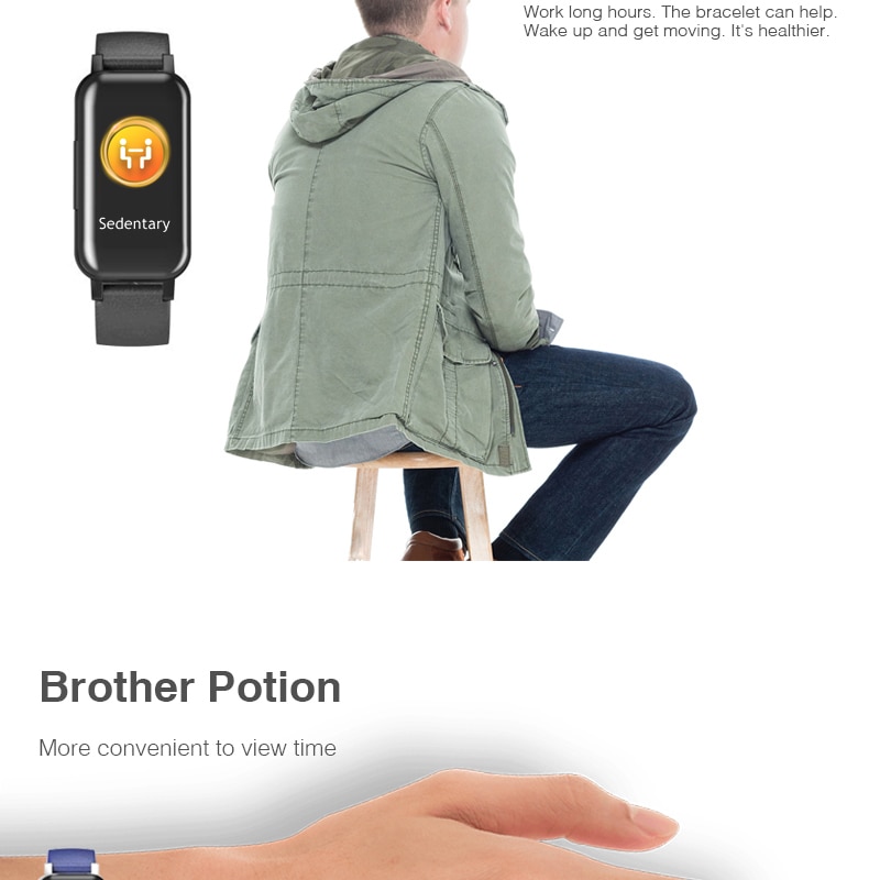 Smart Watch with Bluetooth Earphones