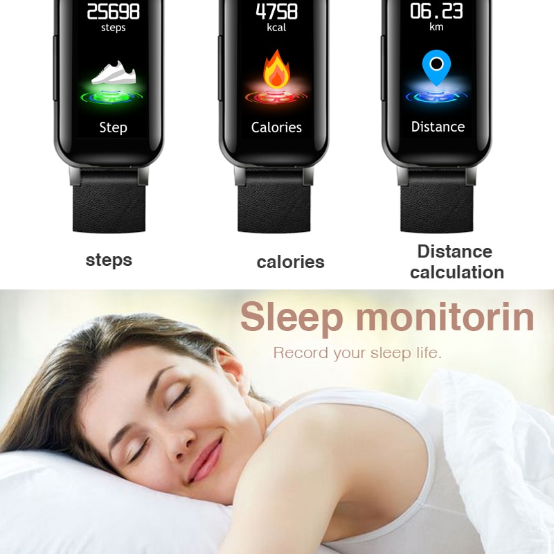 Smart Watch with Bluetooth Earphones