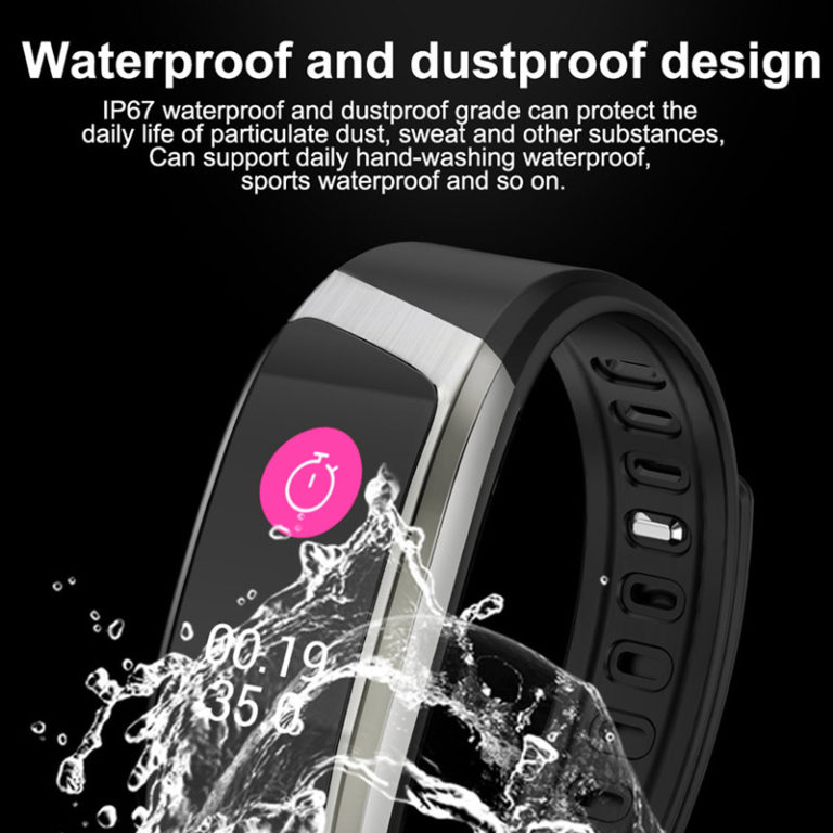 Blood Pressure Heart Rate Monitor Smart Fitness Tracker smarterthanawatch