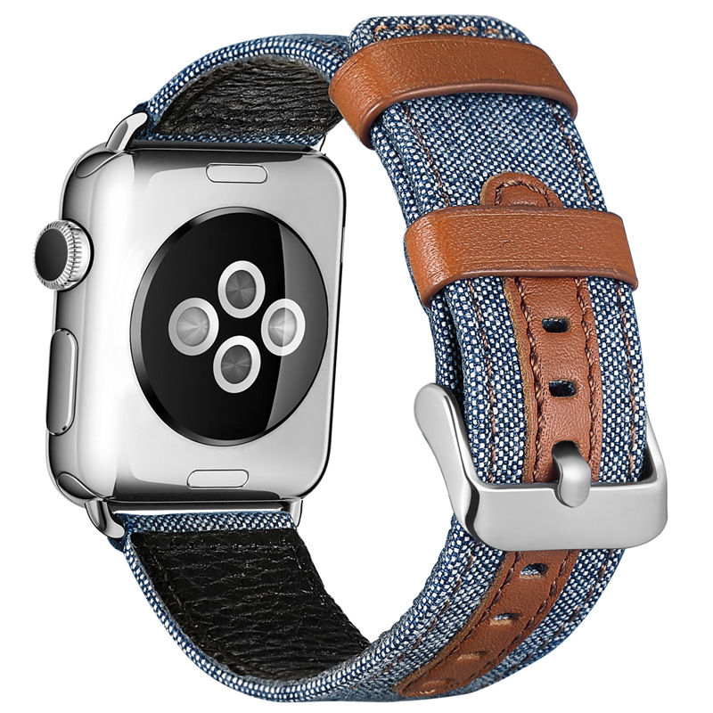 Fashion Cloth and Leather Band for Apple Watch