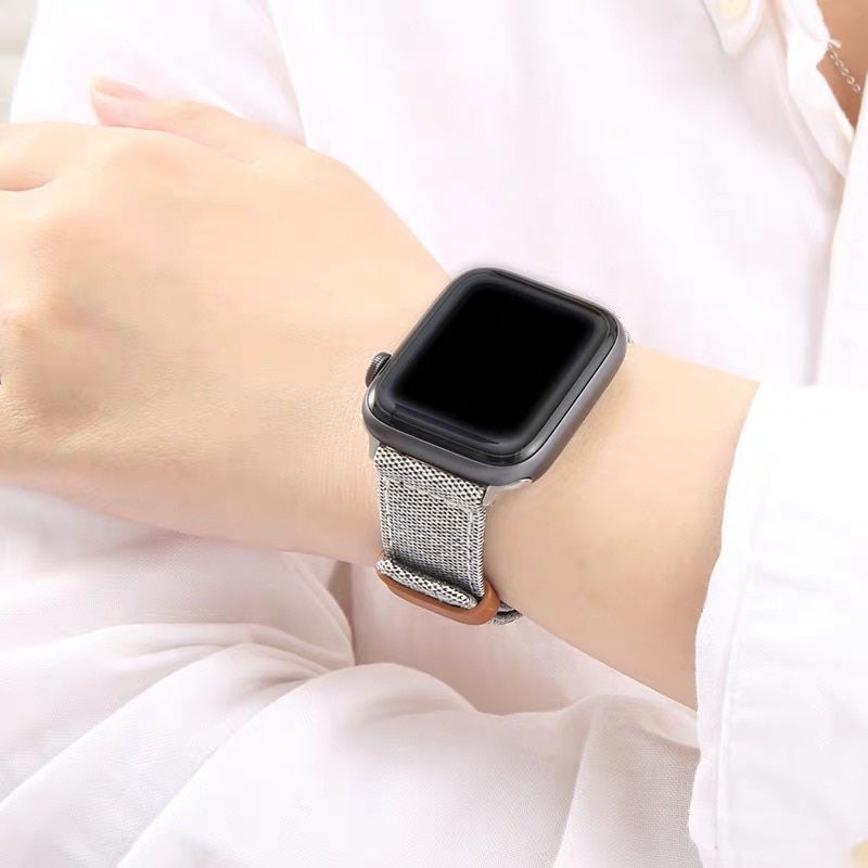 Fashion Cloth and Leather Band for Apple Watch