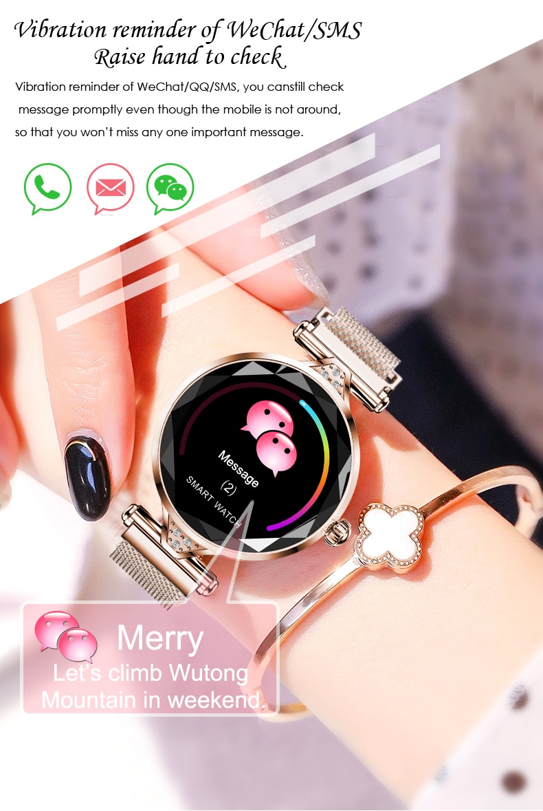 Women's Fashion Bluetooth Smartwatch