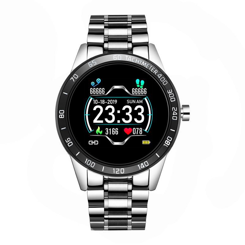 Metal Smart Watch with LED Screen