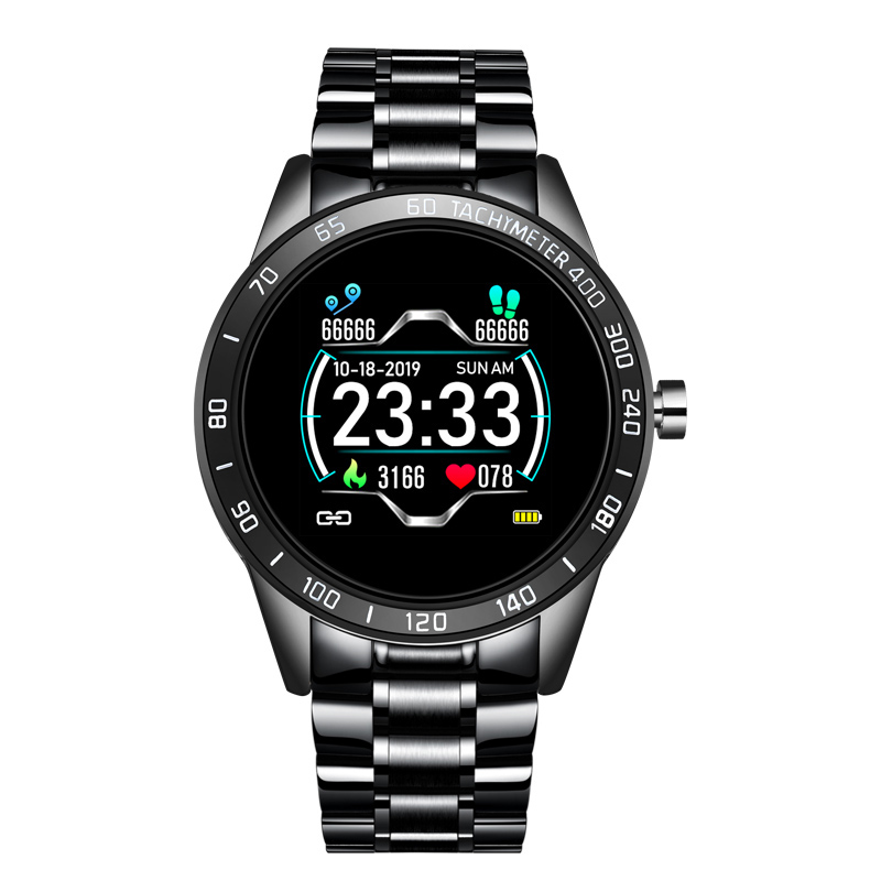 Metal Smart Watch with LED Screen